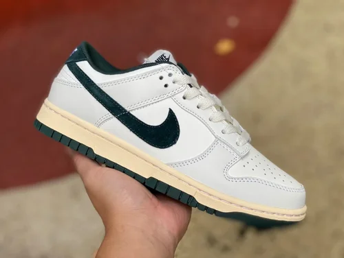 Nike Dunk Low White Green Distressed FQ8080-133