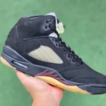 A Ma Maniere x Air Jordan 5 FD1330-001 Black Red