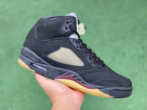 A Ma Maniere x Air Jordan 5 FD1330-001 Black Red