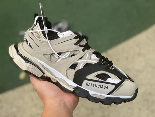 Balenciaga Triple S Khaki Sneakers