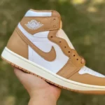 Air Jordan 1 FN6622-201 White Brown High-Top Retro