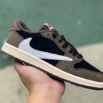 Travis Scott x Air Jordan 1 Low CQ4277-001 Brown Kids Version