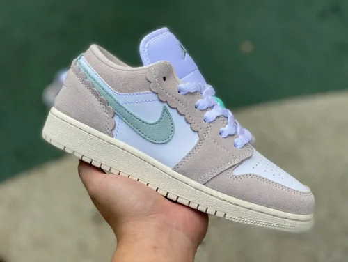 Air Jordan 1 DZ5356-800 White Pink Ice Cream Low-Top