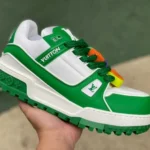 Louis Vuitton Trainer Maxi White Green Pure Version