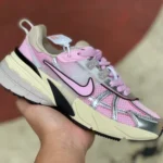 Nike V2K Run Pink Silver Running Shoes FD0736-005