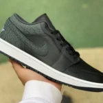 Air Jordan 1 Low FB9907-001 Black Elephant Print Retro