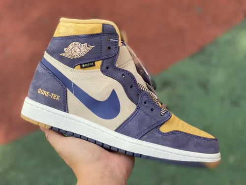 Air Jordan 1 High DB2889-501 Blue Yellow Gore-Tex Retro