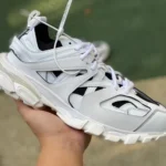 Balenciaga Triple S White Black Sneakers