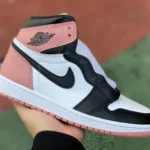 Air Jordan 1 Retro High Rust Pink 861428-101 White Black Pink