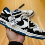 Nike Dunk Low Retro Black Deconstructed Graffiti DV0834-101