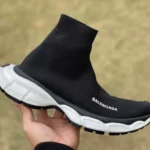 Balenciaga Black White Sock Vintage Dad Shoes