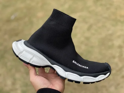 Balenciaga Black White Sock Vintage Dad Shoes