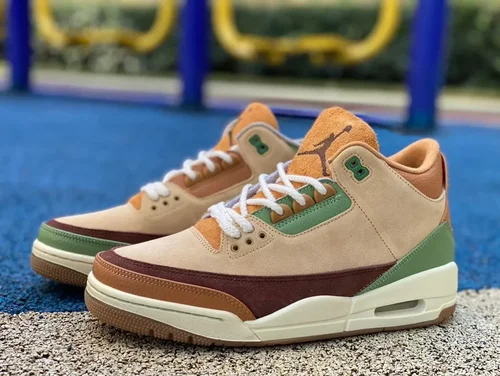 Air Jordan 3 CT8532-160 Brown Green