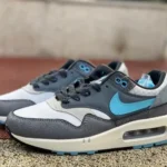 Nike Air Max 1 '86 Grey Blue Low-Top Running Shoes FQ8742-100