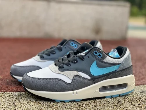 Nike Air Max 1 '86 Grey Blue Low-Top Running Shoes FQ8742-100