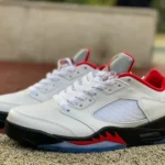 Air Jordan 5 Low Golf Fire Red Retro Basketball Shoes CU4523-100