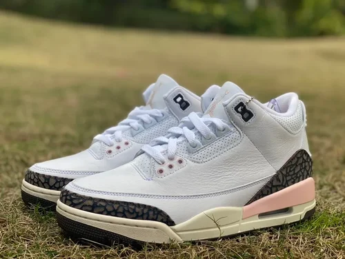 Air Jordan 3 CK9246-102 White Brown Pink