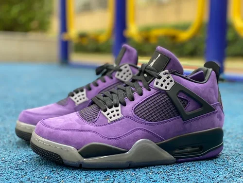 Air Jordan 4 x Travis Scott Purple Black