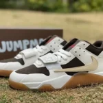 Travis Scott x Jordan Cut The Check FZ8117-100 White Black Brown Y Version