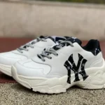 MLB White Black Dad Shoes Big Ball Chunky 3ASHCDM2N C0001