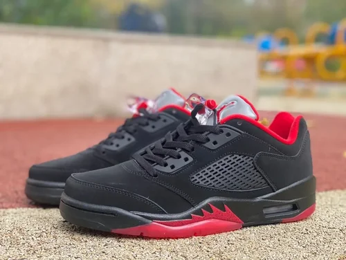 Air Jordan 5 Low 819171-001 Black Red