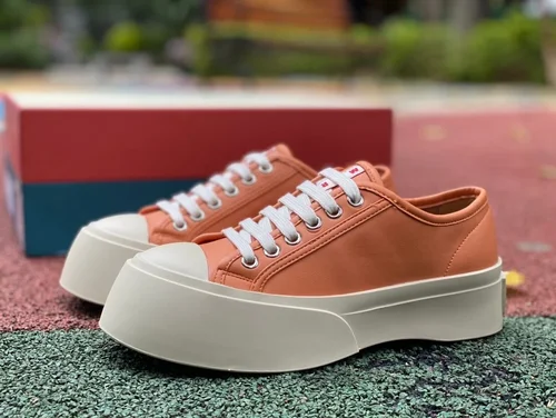 MARNI Orange White Sneakers Size 35-45