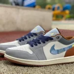 Air Jordan 1 Low FZ5042-041 White Blue Denim Retro