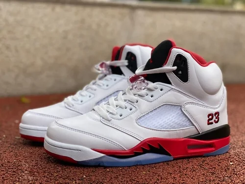 Air Jordan 5 Fire Red 440888-120 White Red