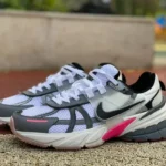 Nike V2K Run White Grey Pink Women's Sneakers FZ5061-100