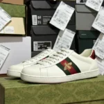 GUCCI Bee Embroidered White Sneakers in Sizes 35-45