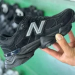 New Balance 9060 Black Pure Original Retro Running Shoes U9060BPM