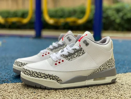 Air Jordan 3 CT8532-106 White Grey