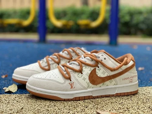 Nike Dunk x Louis Vuitton White Brown FC1688-185