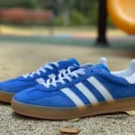 Adidas Originals Gazelle White Blue Retro Sneakers HQ8717