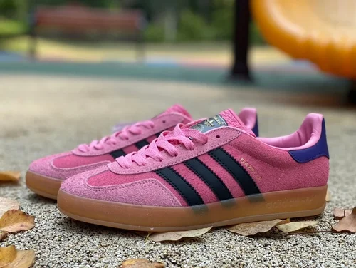 Adidas Originals Gazelle Pink Blue Retro Sneakers IE7002