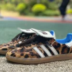 Wales Bonner x Adidas Samba Brown Blue Retro Sneakers ID0578