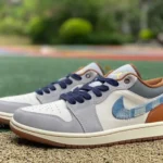 Air Jordan 1 Low FZ5042-041 White Blue Denim Retro