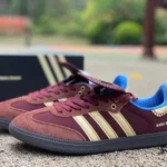 Adidas Samba Brown Red Yellow Retro Sneakers IE0579