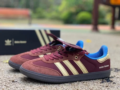 Adidas Samba Brown Red Yellow Retro Sneakers IE0579