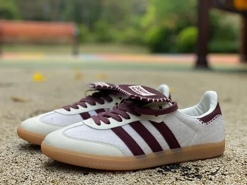 Wales Bonner x Adidas Samba White Brown Retro Sneakers IE0586