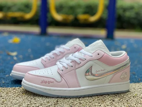 Air Jordan 1 Low FQ9112-100 White Pink Sand Frozen