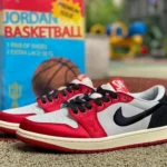 Air Jordan 1 Low FN0432-100 Black Red White Silk DT Version