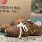 New Balance x MIU MU NB530 Brown Pure Original Lace-Up Running Shoes