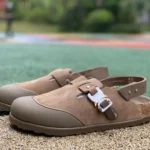 Birkenstock x Dior Tokio Khaki Flat Round Toe Casual Shoes