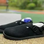 Birkenstock x Dior Tokio Black Flat Round Toe Casual Shoes