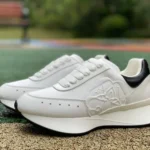 Alexander McQueen Sprint Runner White Black Dad Shoes