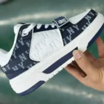 MLB White Blue Print Casual Shoes