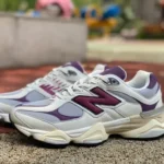 New Balance 9060 White Grey Purple Pure Original Retro Running Shoes U9060ESC