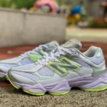 New Balance 9060 Grey Purple Green Pure Original Retro Running Shoes U9060AGT