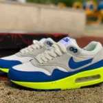 Nike Air Max 1 White Grey Blue Green Men's Running Shoes HF2903-100